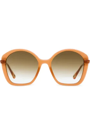 Chloé Braided-detail oversized sunglasses