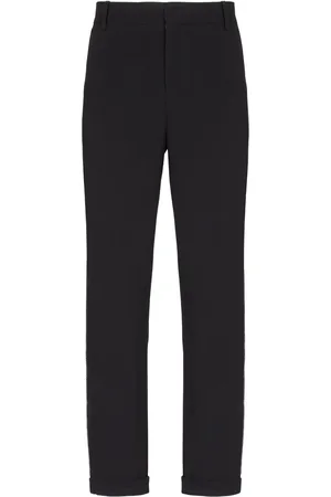 Balmain Crystal-embellished tailored trousers
