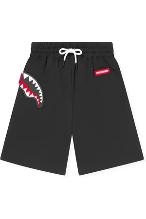 Sprayground Signature shark-teeth print shorts
