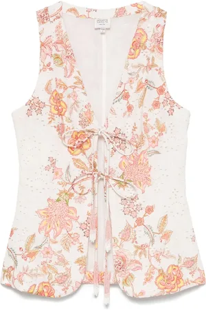 HEMANT AND NANDITA Printed waistcoat
