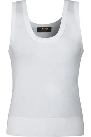 MOORER Cotton tank top
