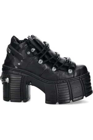 New Rock 120mm M-TM106-C2 buckle-strap platform boots