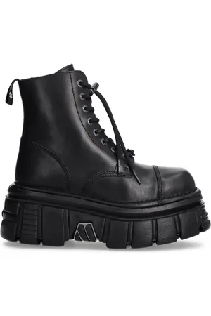 New Rock 80mm lace-up platform boots