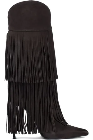 LE SILLA 120mm Andy layered-fringe cowboy boots