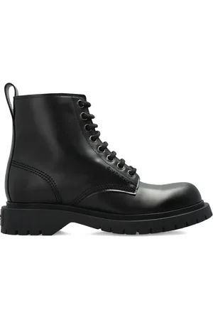 Givenchy Lace-up leather biker boots