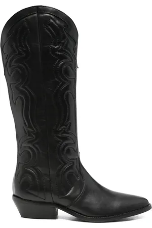 Julie Dee 35mm leather cowboy boots