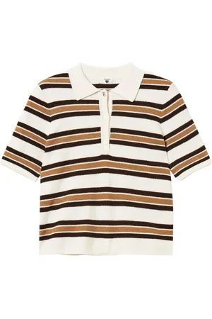 Twin-Set Striped polo top