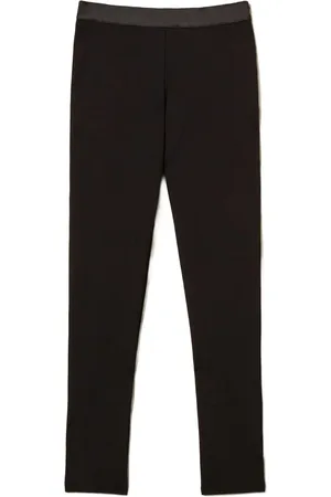 Twin-Set Satin-waistband trousers
