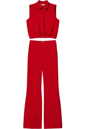 Twin-Set Sleeveless shirt-style jumpsuit