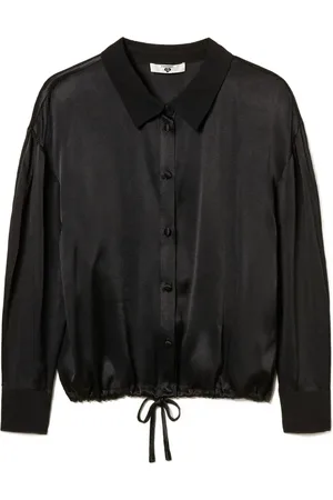 Twin-Set Button-fastening drawstring shirt