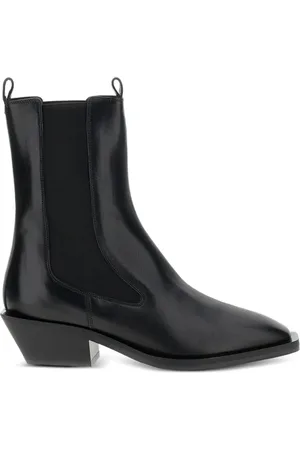 Aeyde Leather pointed-toe boots
