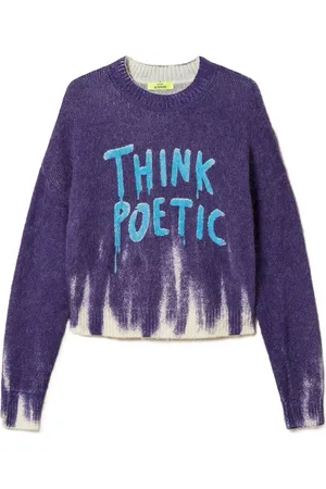 Twin-Set Lettering-print sweater