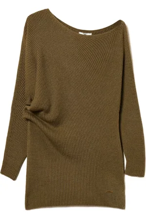 Twin-Set Asymmetric ribbed sweater