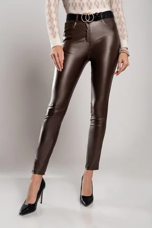 Simply Vera faux leather leggings in silver snake foil print in 2024