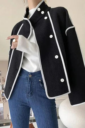 Fenzy Casaco Curto Elegante