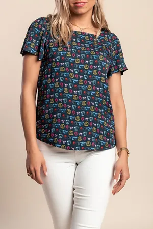 Fenzy Blusa De Manga Curta