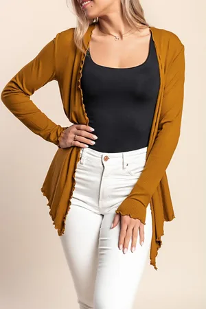 Fenzy Cardigan, Mostarda