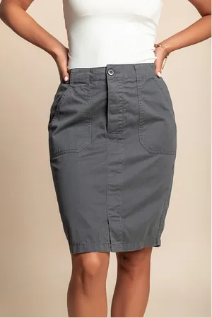 Fenzy Saia De Algodão Plus Size