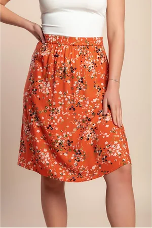 Fenzy Saia Plus Size Com Estampa Floral