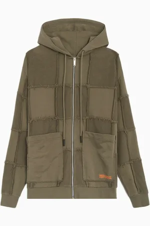 MARCELO BURLON Logo Check Over Full Zip Men