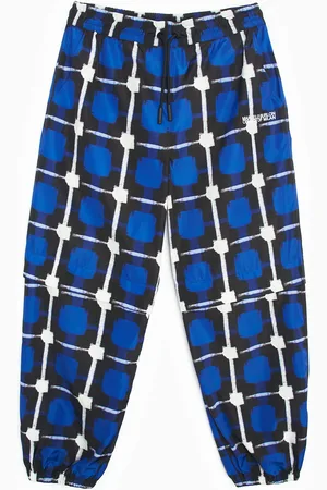 MARCELO BURLON Logo Check Nylon Men