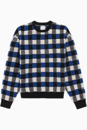 MARCELO BURLON Checkerboard Kinit Basic Men
