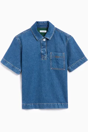 Lacoste Camisa Regular Denim para mulher