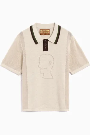 Brain Dead Polo Regular Logo Head Pontelle para homem