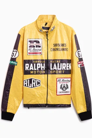 Ralph Lauren Jaqueta de couro Racing para homem
