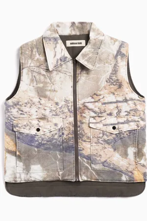 Metalwood Colete Regular Poly Filled Reversible para homem