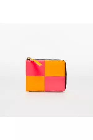 Comme des Garçons Comme des Garçons Fluo Squares Wallet Light Orange/ Pink