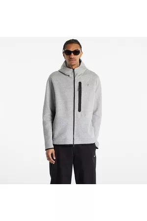 Nike Homem Camisolas com capuz - Sportswear Tech Fleece Full-Zip Hoodie Grey