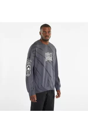 Reebok Homem Camisolas com capuz - Classics Block Party Crew Sweatshirt Pure Grey