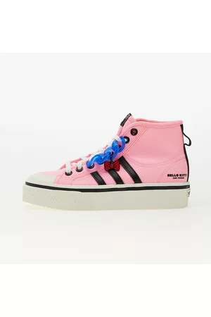 adidas Mulher Desporto & Banho - Adidas Nizza Platform Mid W Pink Glow/ Core / Bright Royal