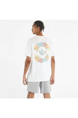 adidas Homem T-shirts & Manga Curta - Adidas Enjoy Summer Front/ Back Graphic Tee
