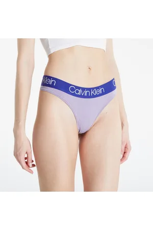 Panties Calvin Klein Calvin Klein Body Cotton Thong 5-Pack Purple