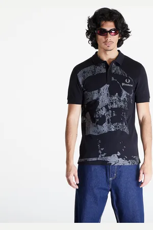 Fred Perry T-shirt x PLEASURES Skull Shirt S