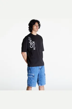 Calvin Klein T-shirt Jeans Blocking Graphic Short Sleeve Tee S