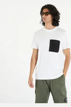 Calvin Klein T-shirt Jeans Mix Media Tee S