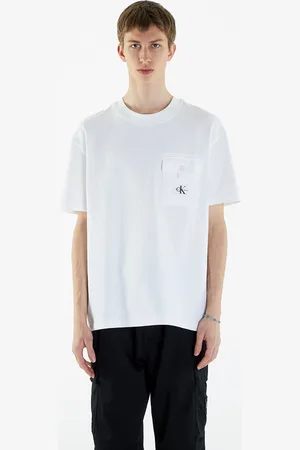 Calvin Klein T-shirt Jeans Texture Pocket Short Sleeve T-Shirt L