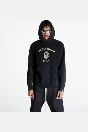 A Bathing Ape Sweatshirt Overdye Pullover Relaxed Fit Hoodie S