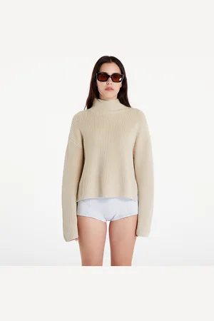 Calvin Klein Sweater Jeans Chunky Loose High Neck Sweater L