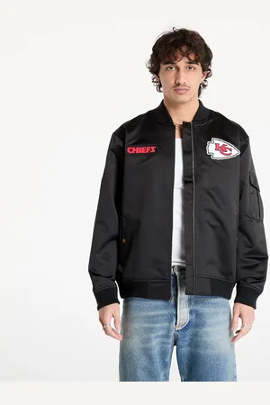 Mitchell & Ness Jacket NFL Team Leader Satin Vintage Logo Chiefs Bomber XXL