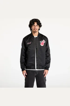 Mitchell & Ness Jacket NBA Team Leader Satin Vintage Logo Heat Bomber M