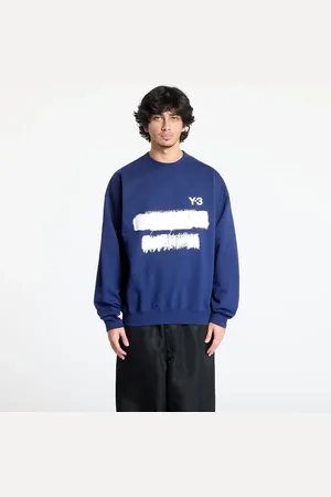 Y-3 Sweatshirt Graphic Crew Sweatshirt UNISEX L