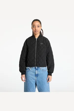 Calvin Klein Bomber Jeans Low Quilted Bomber Jacket L
