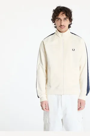 Fred Perry Jacket Contrast Tape Track Jacket / L