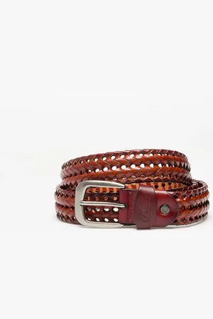 DIME Belt Braided Leather Belt / L/XL
