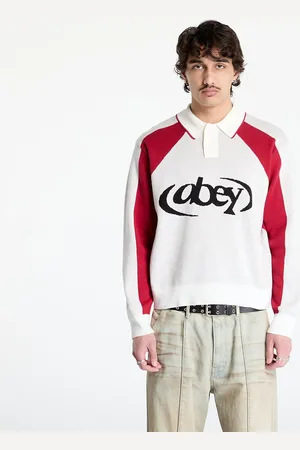 Obey Sweater OBEY Soccer Polo Sweater L