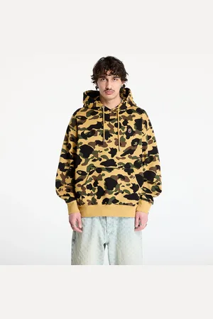 A Bathing Ape Sweatshirt 1St Camo Jacquard One Point Relaxed Fit Pullover Hoodie UNISEX L